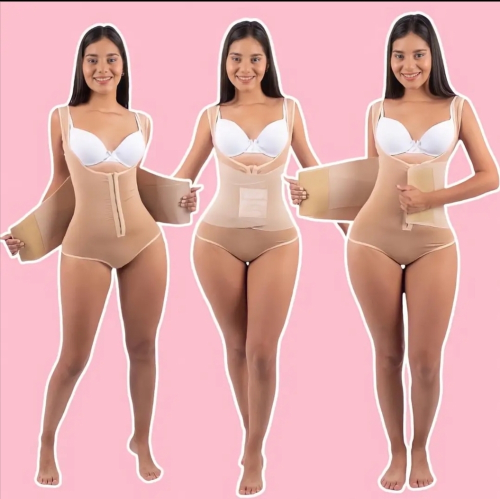 HOURGLASS BODY SHAPER WAIST TRAINER SAND MEDIUM & LARGE AVAILABLE